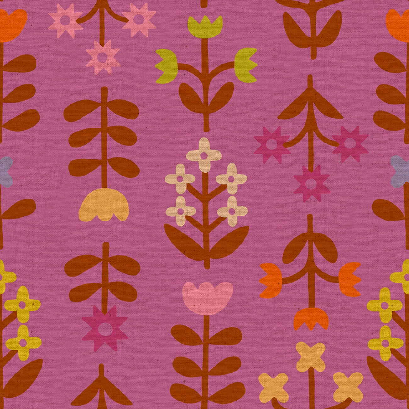 Baumwolle Patchwork - Ruby Star Society - Favorite Flowers - Meadow Wildflower  - Canvas Leinen